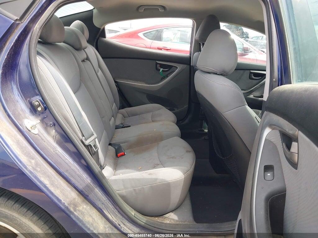 5NPDH4AE5BH048904 2011 HYUNDAI ELANTRA photo no. 8