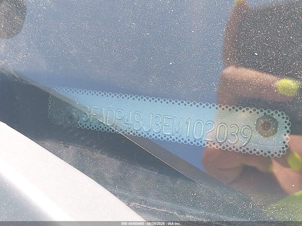 3FADP4BJ3EM102039 2014 FORD FIESTA photo no. 9
