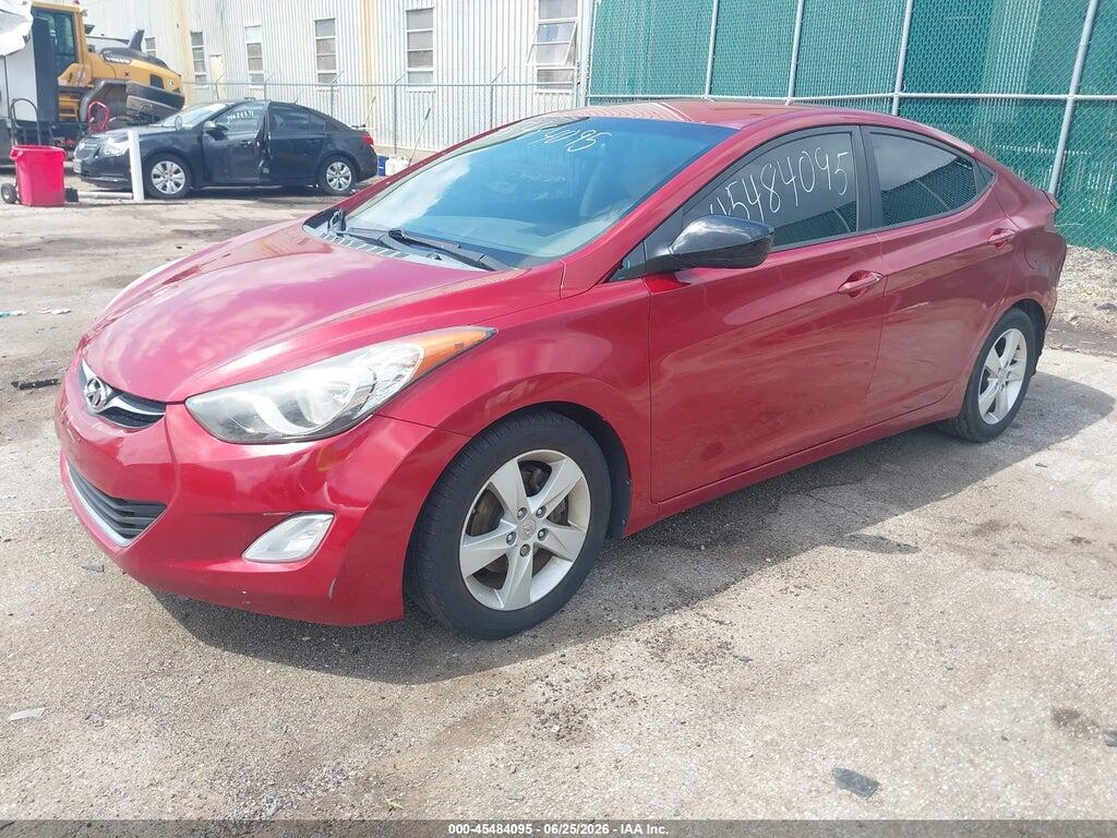 KMHDH4AE0CU464832 2012 HYUNDAI ELANTRA photo no. 2