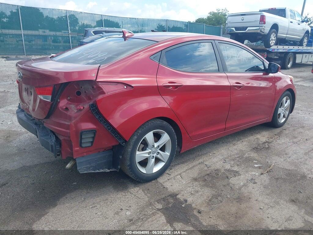 KMHDH4AE0CU464832 2012 HYUNDAI ELANTRA photo no. 4