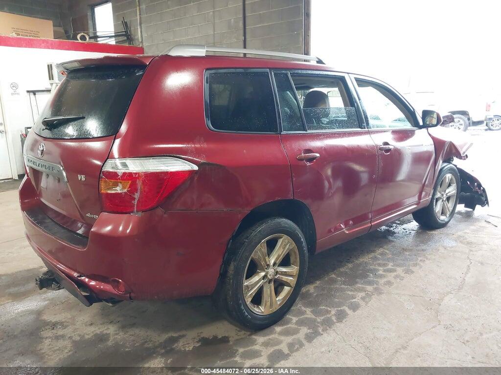 JTEES43AX82083525 2008 TOYOTA HIGHLANDER photo no. 4