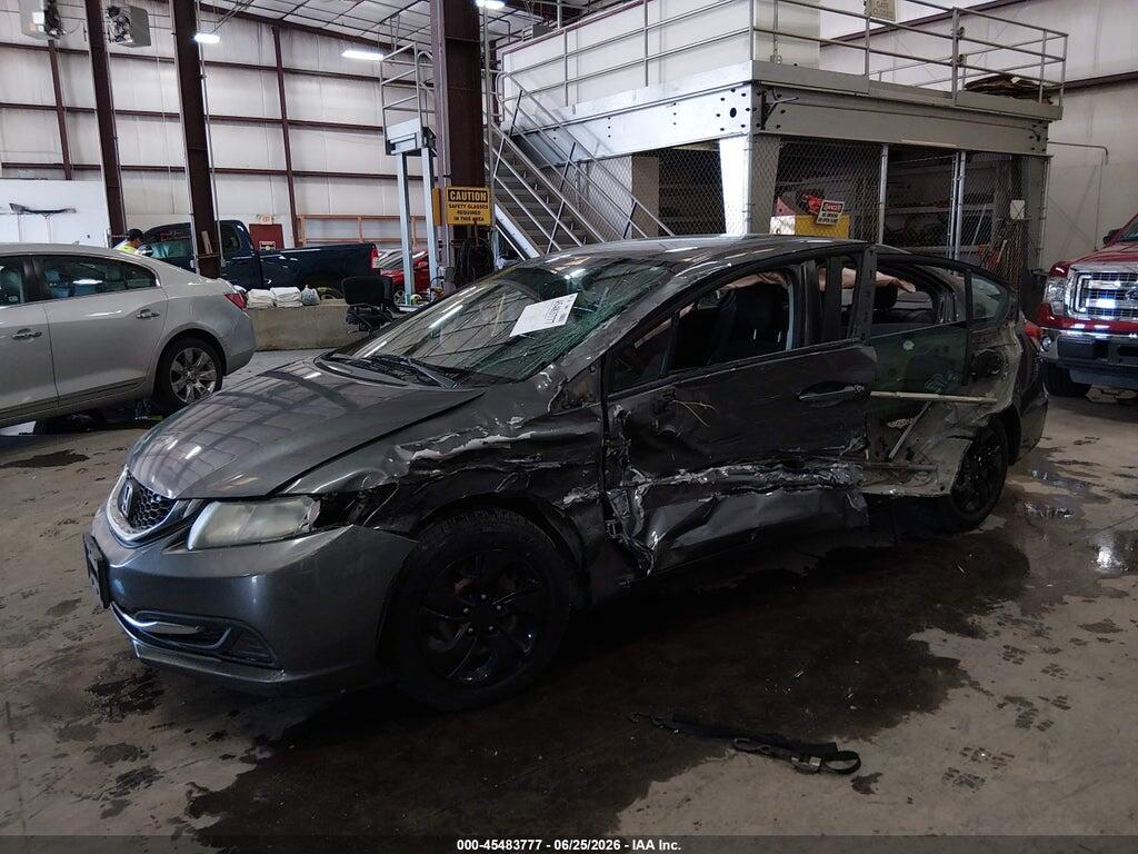 2HGFB2F54DH523611 2013 HONDA CIVIC photo no. 2