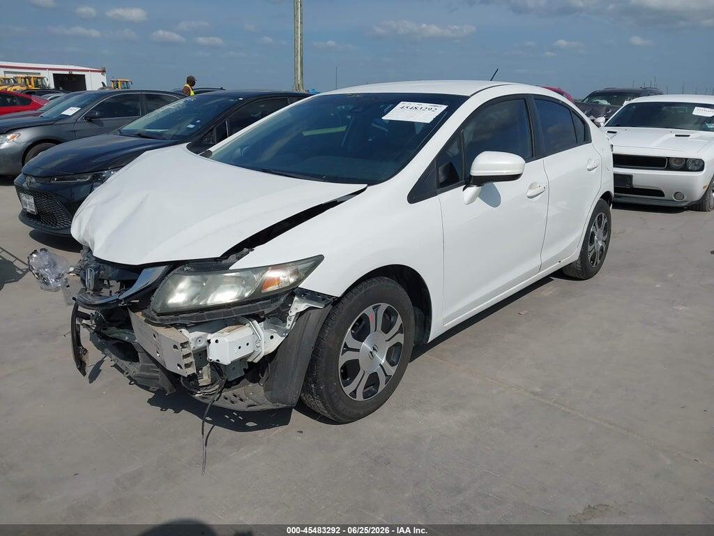19XFB4F24FE000782 2015 HONDA CIVIC HYBRID photo no. 2