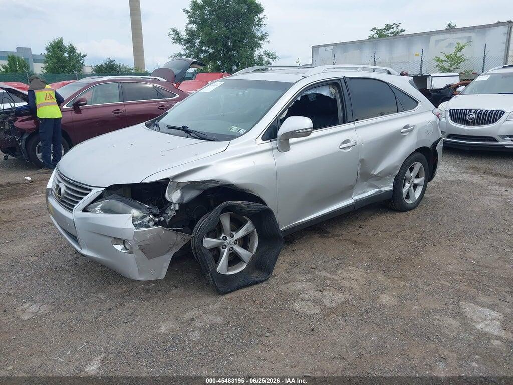 2T2BK1BA7DC157269 2013 LEXUS RX 350 photo no. 2