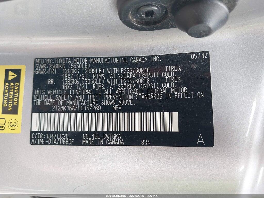 2T2BK1BA7DC157269 2013 LEXUS RX 350 photo no. 9
