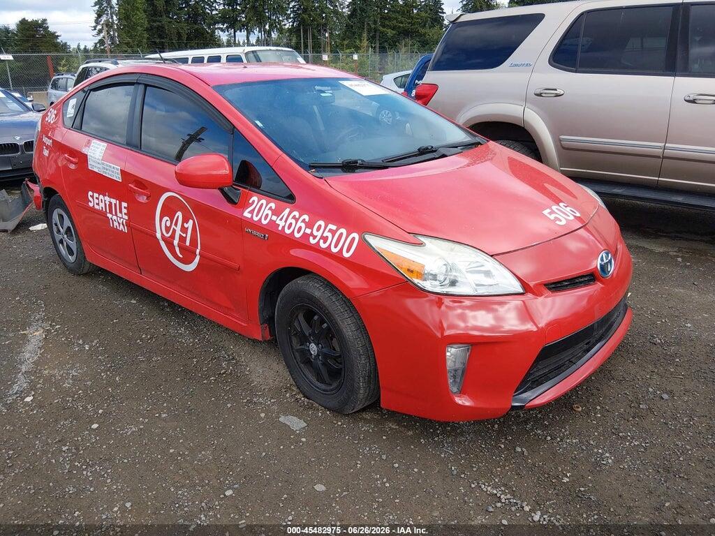 JTDKN3DUXE0358481 2014 TOYOTA PRIUS photo no. 1