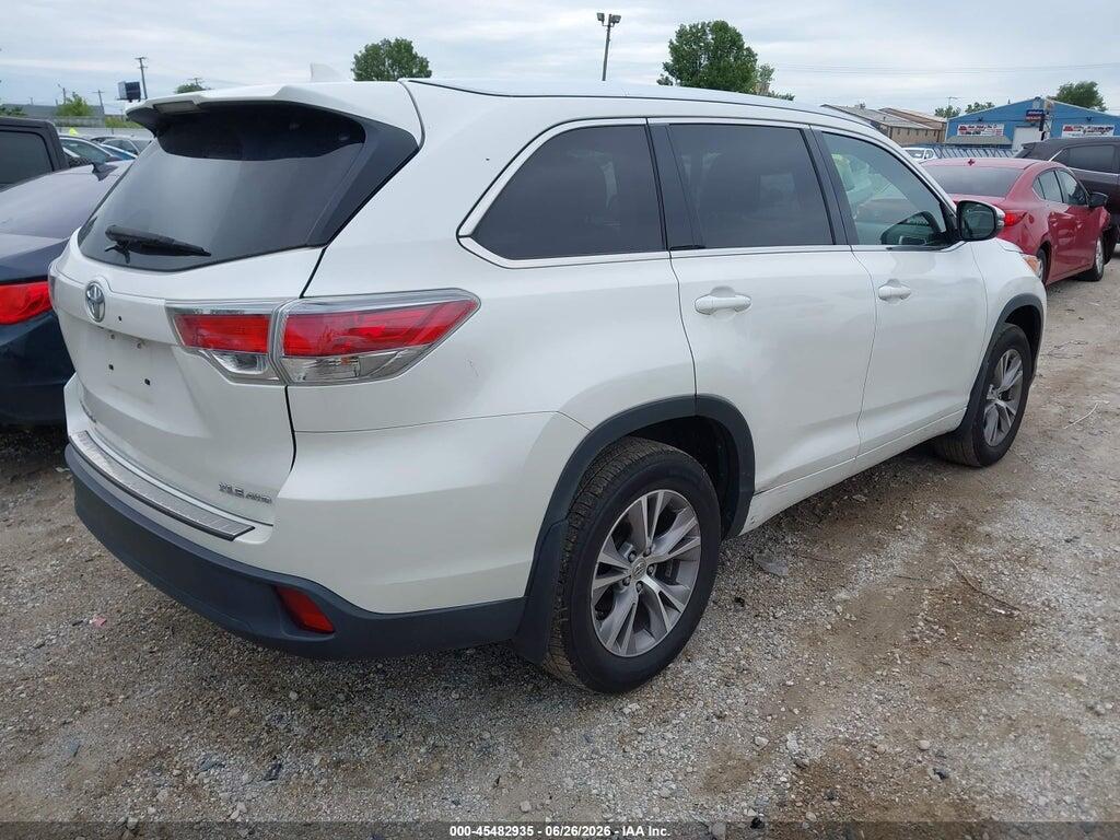 5TDJKRFH5FS129647 2015 TOYOTA HIGHLANDER photo no. 4