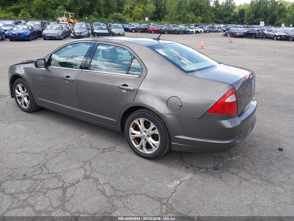 3FAHP0HA5CR446487 2012 FORD FUSION photo no. 3