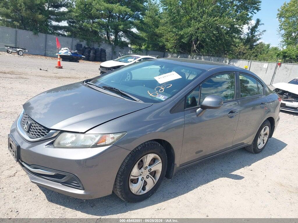 19XFB2F53DE242636 2013 HONDA CIVIC photo no. 2