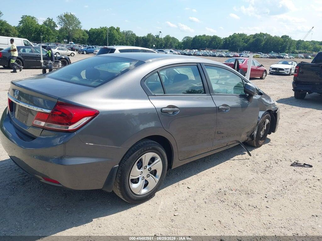 19XFB2F53DE242636 2013 HONDA CIVIC photo no. 4