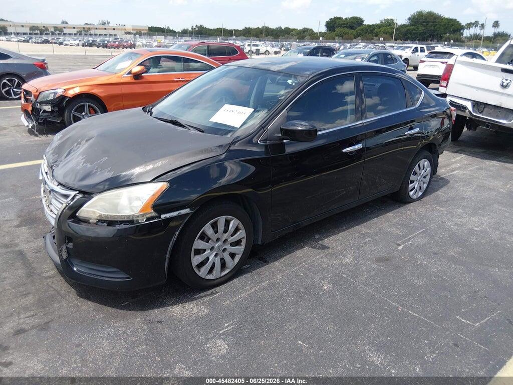 3N1AB7AP1FY380874 2015 NISSAN SENTRA photo no. 2