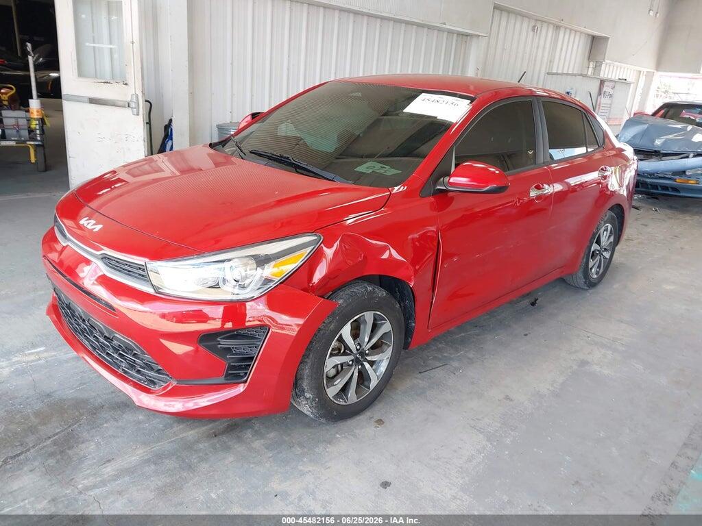 3KPA24AD4NE496040 2022 KIA RIO photo no. 2