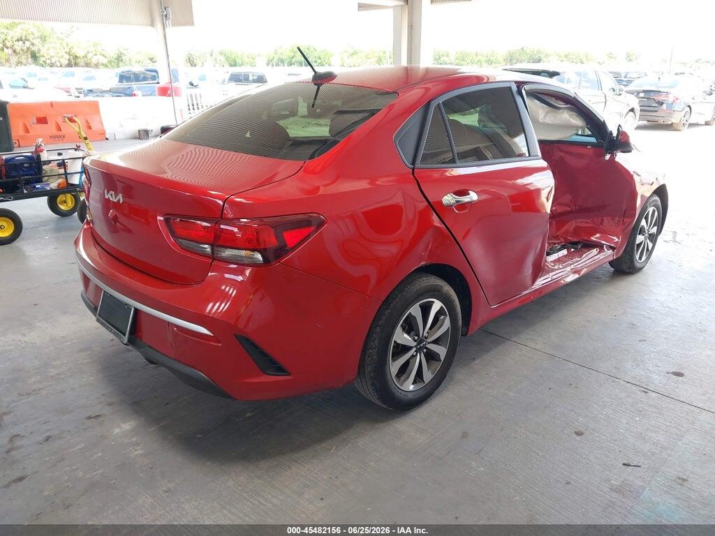 3KPA24AD4NE496040 2022 KIA RIO photo no. 4