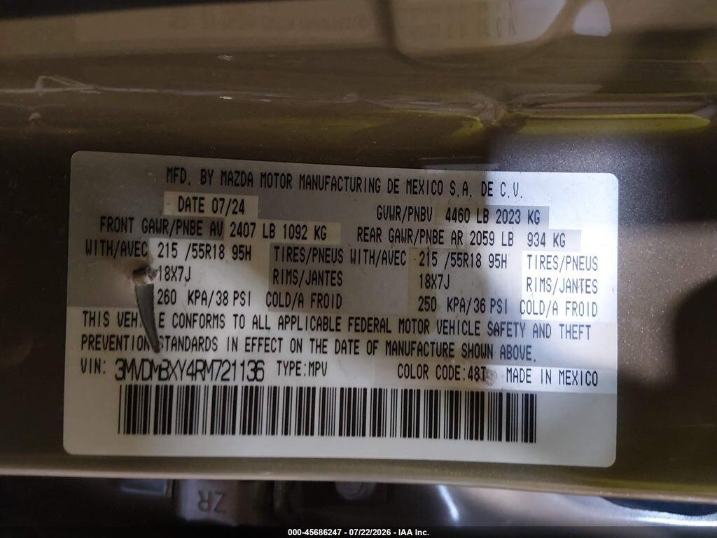 3MVDMBXY4RM721136 2024 MAZDA CX-30 photo no. 9