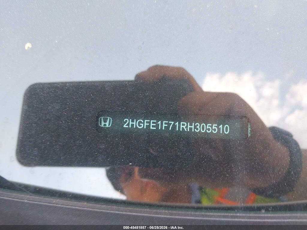 2HGFE1F71RH305510 2024 HONDA CIVIC photo no. 9