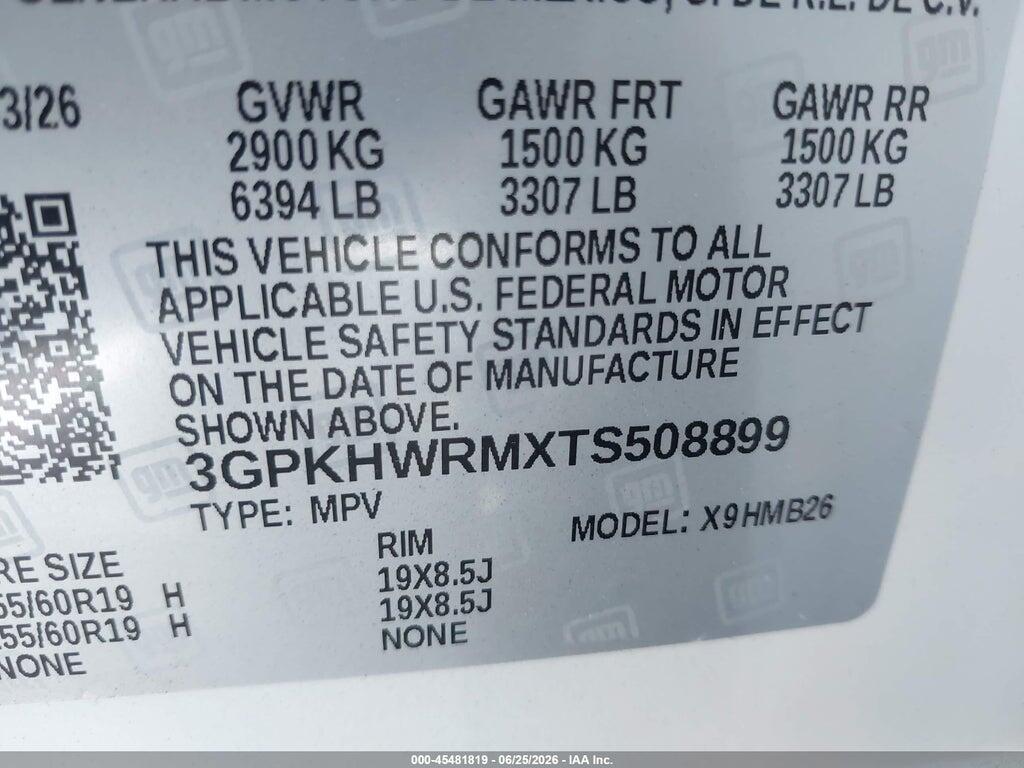3GPKHWRMXTS508899 2026 HONDA PROLOGUE photo no. 9