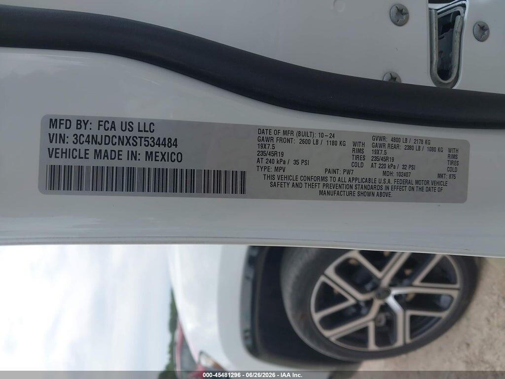 3C4NJDCNXST534484 2025 JEEP COMPASS photo no. 9