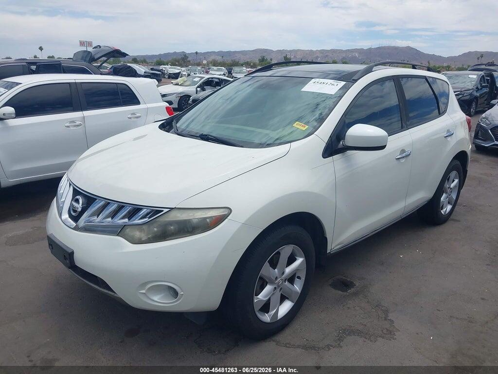JN8AZ18U89W028554 2009 NISSAN MURANO photo no. 2