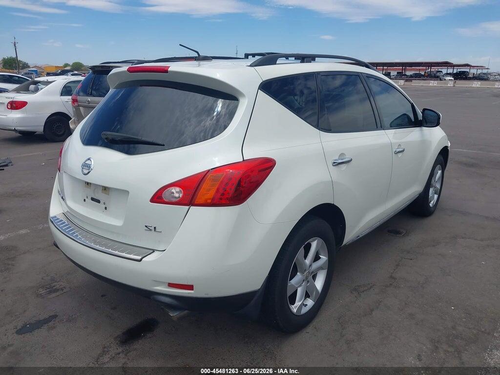 JN8AZ18U89W028554 2009 NISSAN MURANO photo no. 4