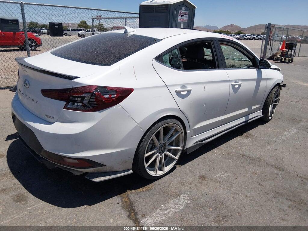 KMHD04LBXLU012316 2020 HYUNDAI ELANTRA photo no. 4