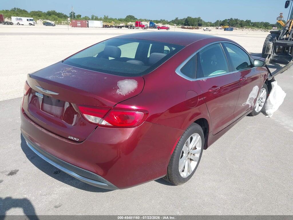 1C3CCCAB2FN578235 2015 CHRYSLER 200 photo no. 4