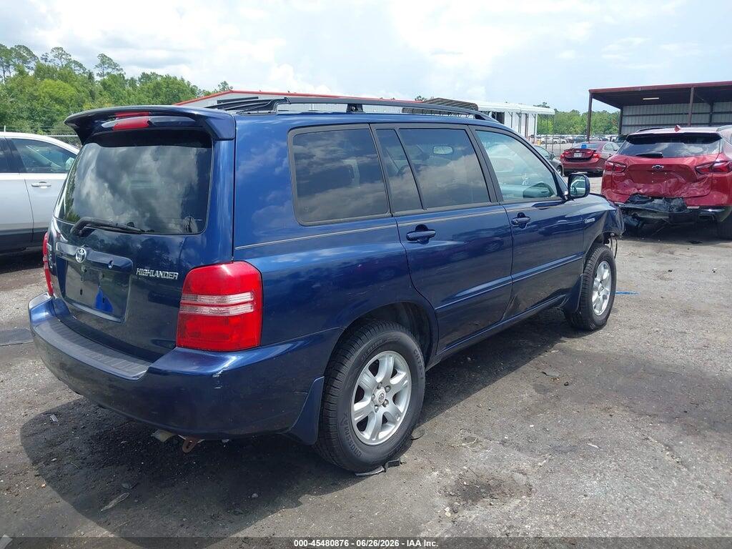 JTEHF21A330104776 2003 TOYOTA HIGHLANDER photo no. 4