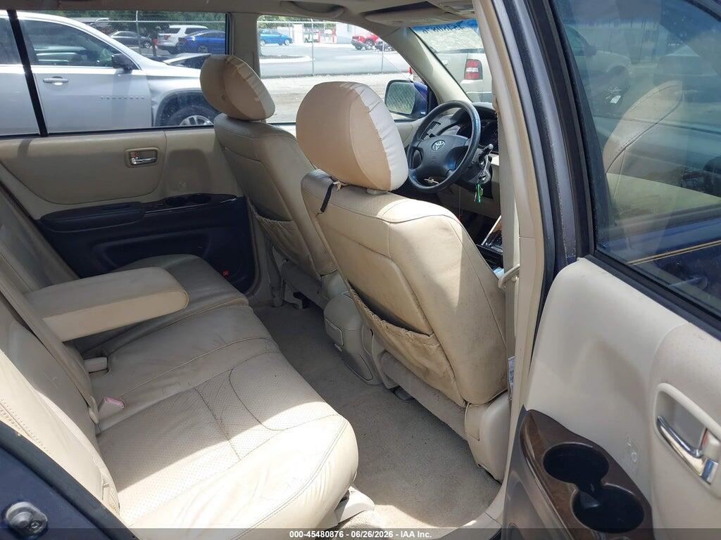 JTEHF21A330104776 2003 TOYOTA HIGHLANDER photo no. 8