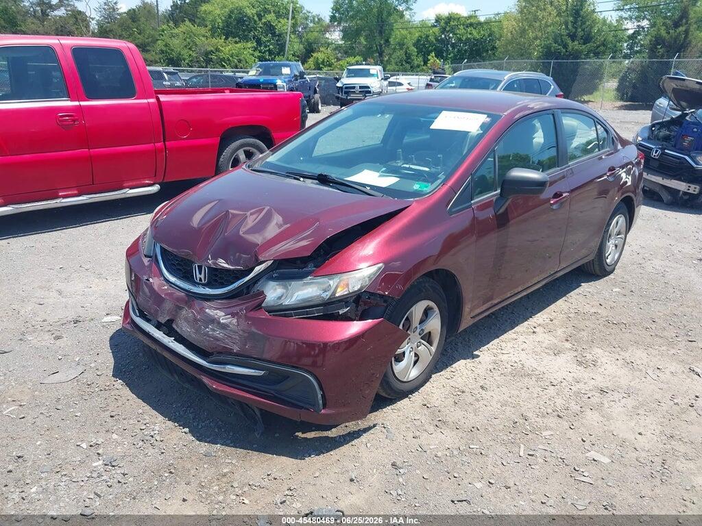 19XFB2F54FE270528 2015 HONDA CIVIC photo no. 2