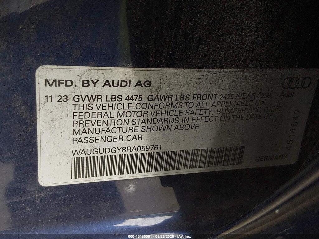 WAUGUDGY8RA059761 2024 AUDI A3 photo no. 9