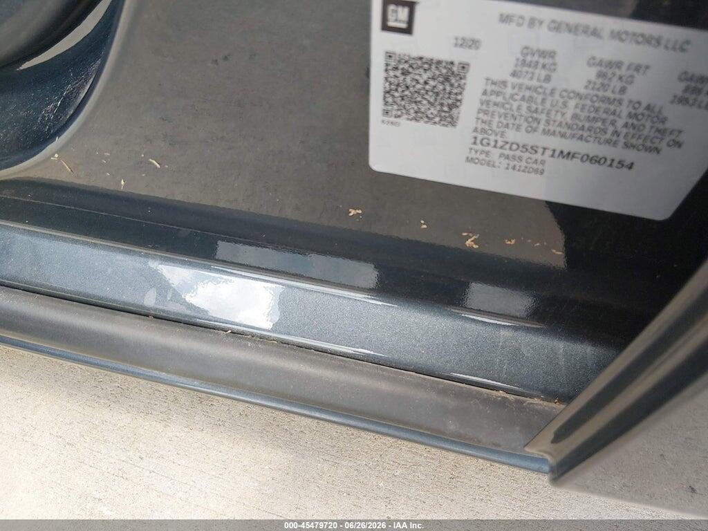 1G1ZD5ST1MF060154 2021 CHEVROLET MALIBU photo no. 6