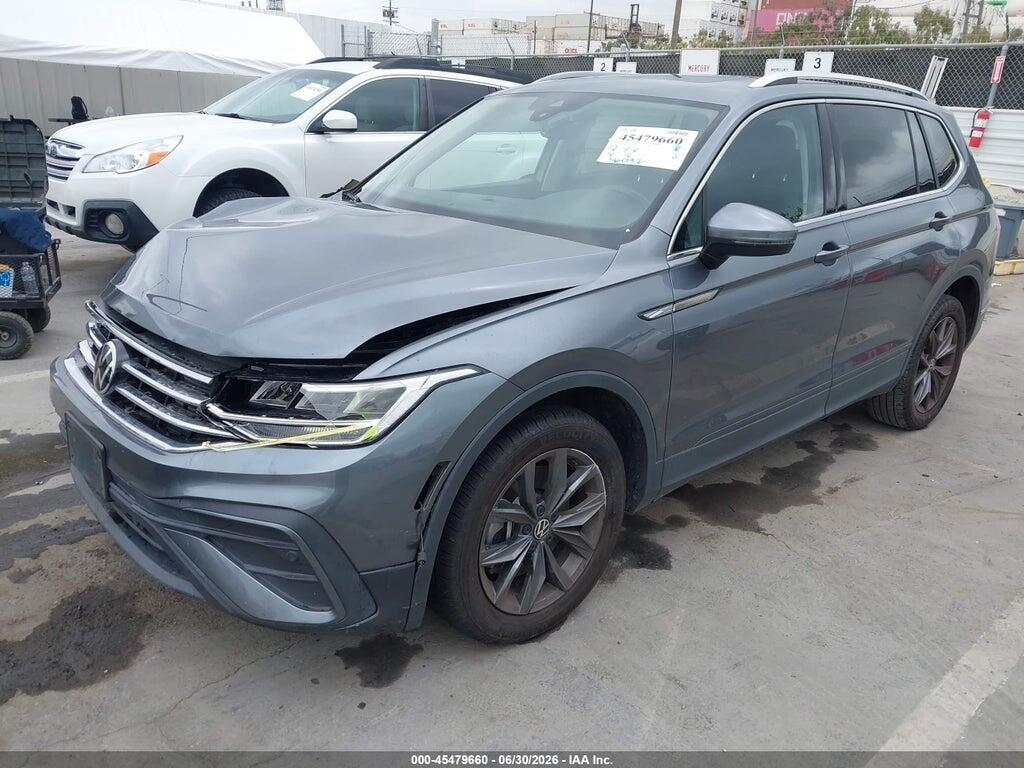 3VV2B7AX1NM162930 2022 VOLKSWAGEN TIGUAN photo no. 2