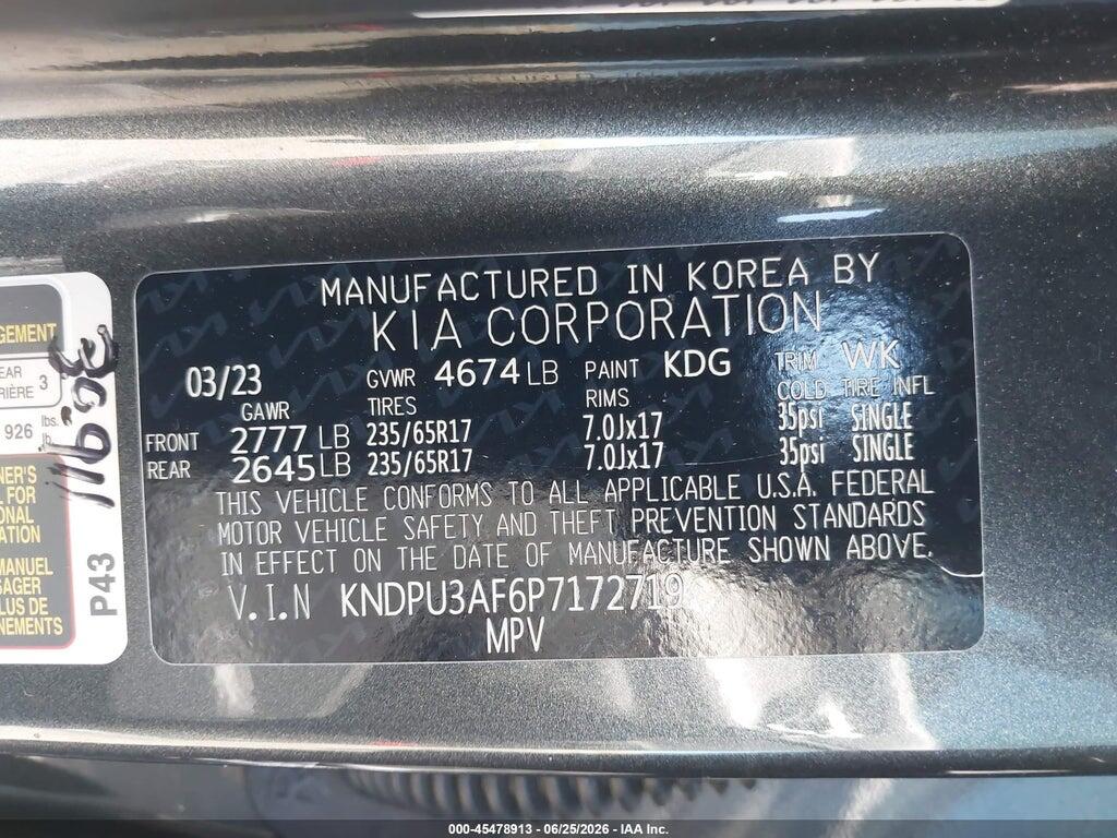 KNDPU3AF6P7172719 2023 KIA SPORTAGE photo no. 9