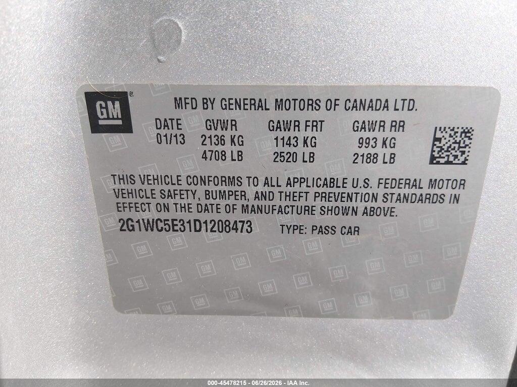 2G1WC5E31D1208473 2013 CHEVROLET IMPALA photo no. 9