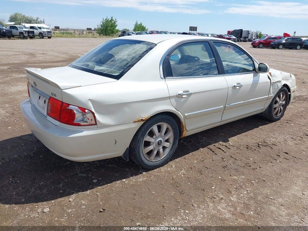 KNAGD128645323163 2004 KIA OPTIMA photo no. 4