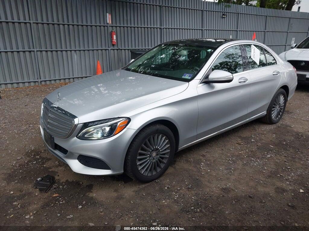 55SWF4KB7FU009057 2015 MERCEDES-BENZ C 300 photo no. 2