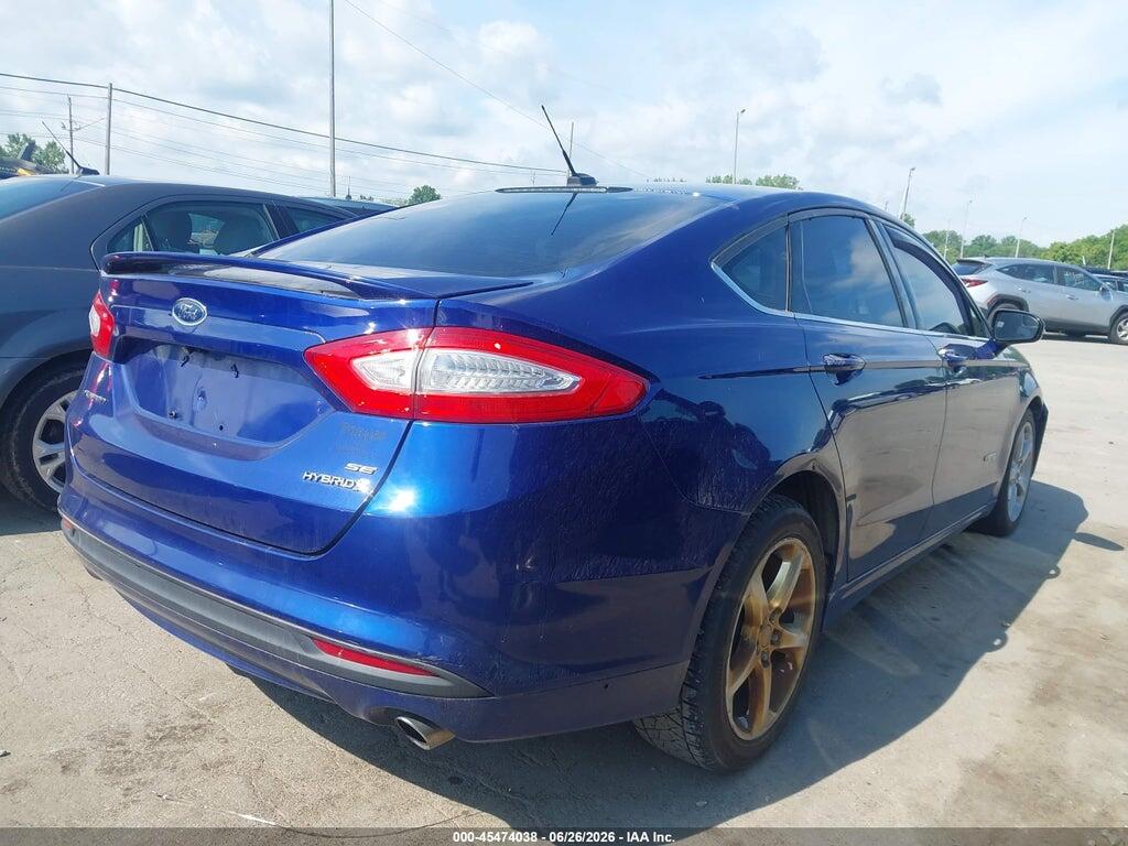 3FA6P0LU0DR128836 2013 FORD FUSION HYBRID photo no. 4