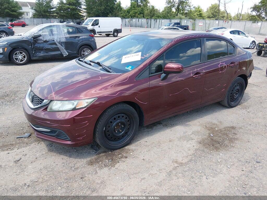 19XFB2F52EE204462 2014 HONDA CIVIC photo no. 2