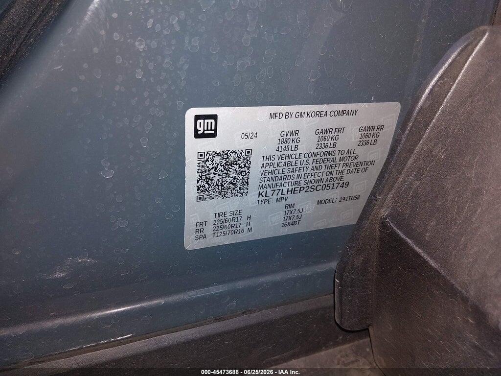 KL77LHEP2SC051749 2025 CHEVROLET TRAX photo no. 9