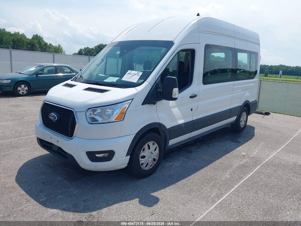 1FBAX2X89NKA76808 2022 FORD TRANSIT-350 PASSENGER VAN photo no. 2