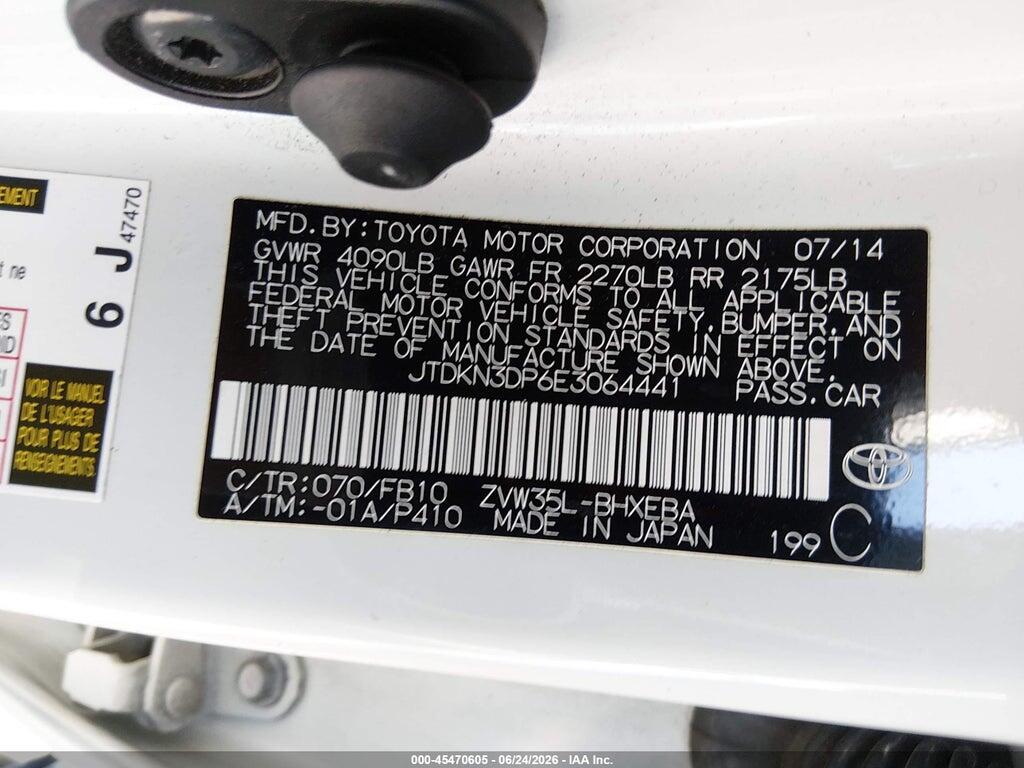 JTDKN3DP6E3064441 2014 TOYOTA PRIUS PLUG-IN photo no. 9