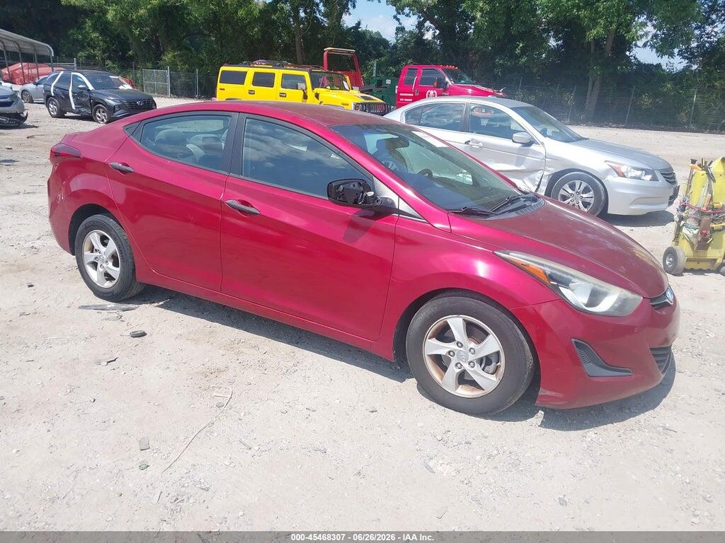 5NPDH4AEXFH633340 2015 HYUNDAI ELANTRA photo no. 1