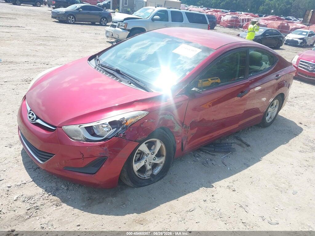 5NPDH4AEXFH633340 2015 HYUNDAI ELANTRA photo no. 2