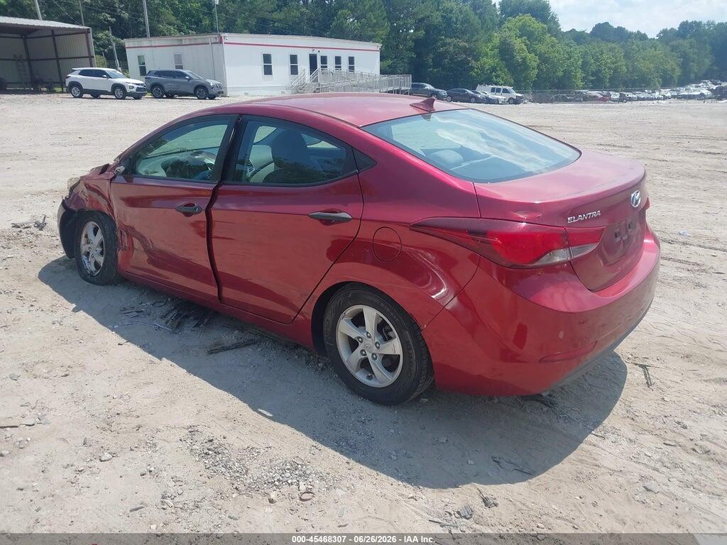 5NPDH4AEXFH633340 2015 HYUNDAI ELANTRA photo no. 3