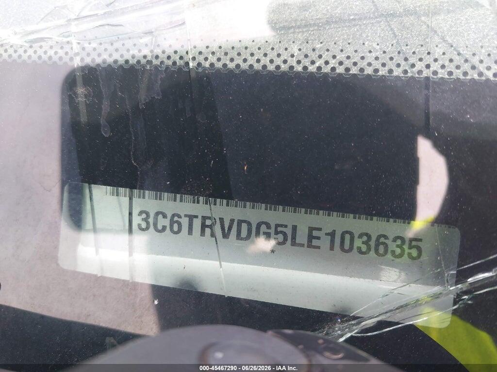 3C6TRVDG5LE103635 2020 RAM PROMASTER 2500 photo no. 9