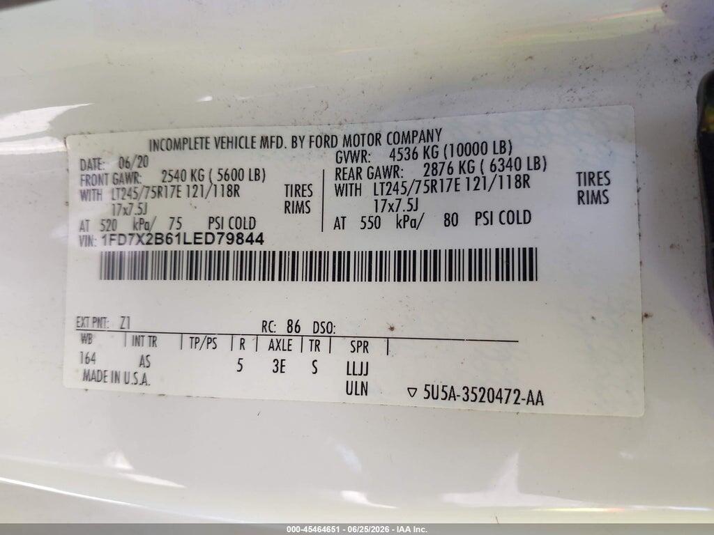 1FD7X2B61LED79844 2020 FORD F-250 photo no. 9