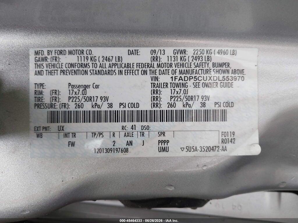 1FADP5CUXDL553970 2013 FORD C-MAX ENERGI photo no. 9