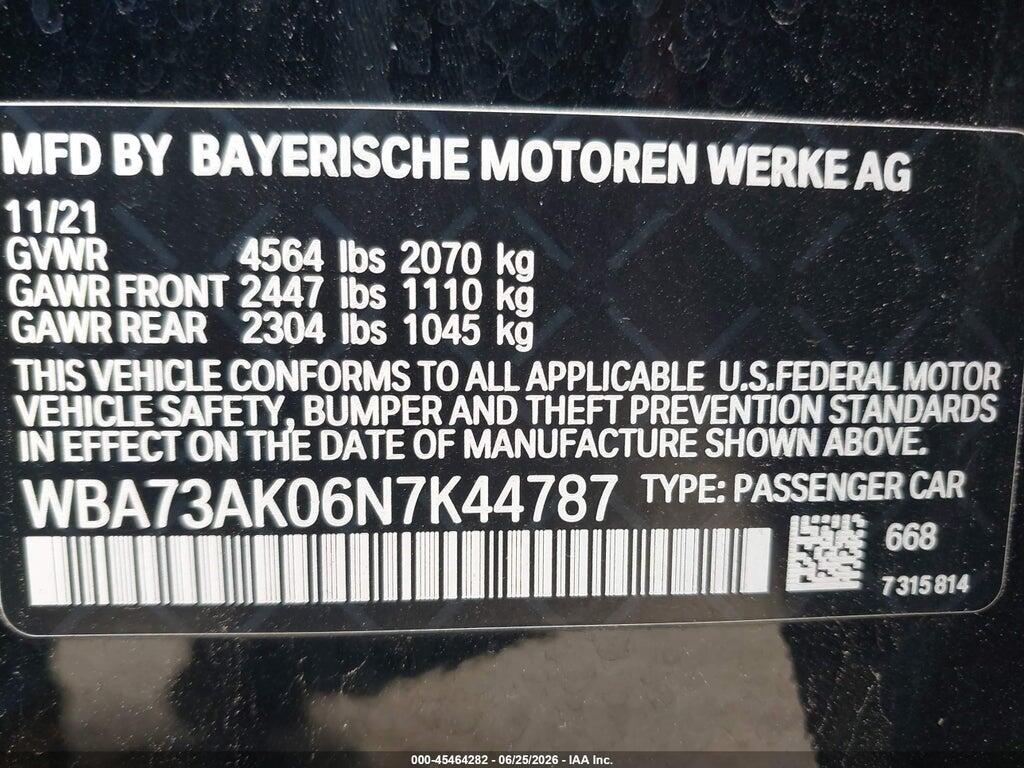 WBA73AK06N7K44787 2022 BMW 228 GRAN COUPE photo no. 9
