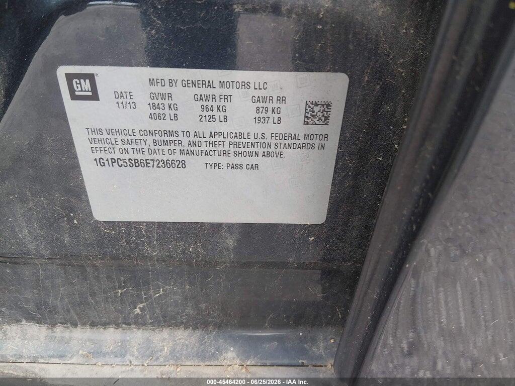 1G1PC5SB6E7236628 2014 CHEVROLET CRUZE photo no. 9