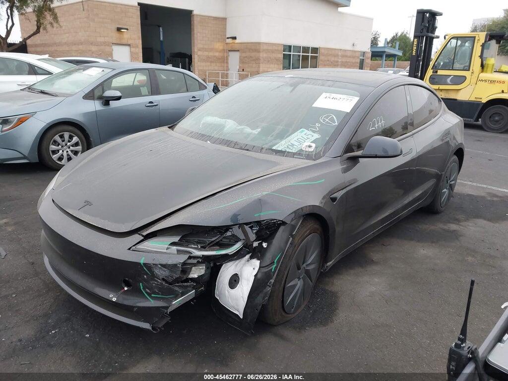 5YJ3E1EA6TF174358 2026 TESLA MODEL 3 photo no. 2