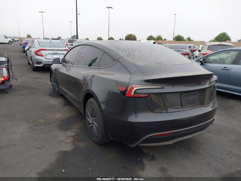 5YJ3E1EA6TF174358 2026 TESLA MODEL 3 photo no. 3